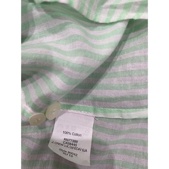 J Crew 100% Cotton Button Up Top Size S - Picture 6 of 7